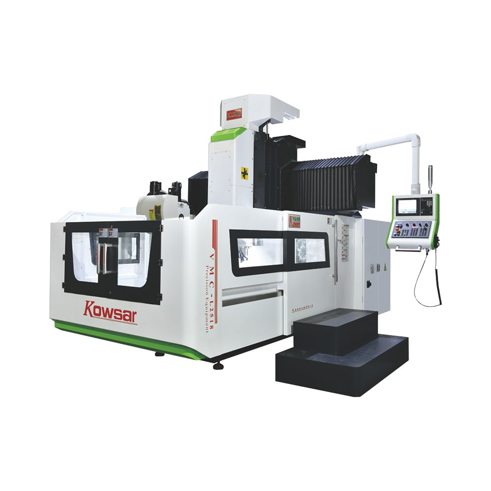 What is the operation process of the gantry machining center?